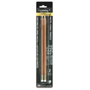 General Pencil Multi-Pastel Chalk Pencil Set, 2-Pencils, White
