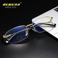 thumbnail image 3 of BLMUSA-gafas de lectura multifocales progresivas para hombres y mujeres, gafas de titanio Anti luz azul, gafas casuales para ancianos, alta calidad, 3 of 4