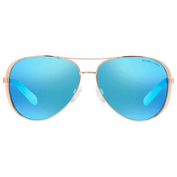 Women's Gradient Chelsea MK5004-100325-59 Gold Aviator Sunglasses