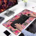 thumbnail image 2 of Long Mouse Pads for Desk,Chihuahua and Flower Florals Desk Mats on Top Of Desks, Desk Mouse Pad Extra Large with 3mm Non-Slip Base and Stitched Edge for Gaming,Office,Work,Home 31.5"x15.7", 2 of 6