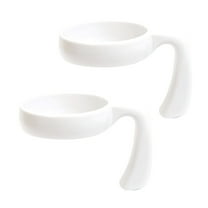 2Pcs Tumbler Handle Attachment Ergonomic Grip Anti Slip Car Cup Holders BPA Free Travel Mug Handles for 20/32oz Tumbler Cup Accessories