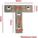 thumbnail image 1 of Conector de ángulo Soportes de esquina Soportes de refuerzo en forma de T de acero inoxidable XianweiShao 8390606214454, 1 of 1