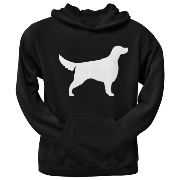 Irish Setter Silhouette Black Adult Hoodie