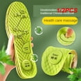 thumbnail image 2 of 1/2PCS Foot Acupressure Insole Men Women Soft Breathable Sports Cushion Inserts Sweat-Absorbing Deodorant Insole Shoe Pads Style J 1pc, 2 of 6