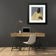 thumbnail image 4 of Hanns Sprung 20x22 Black Modern Framed Museum Art Print Titled - Africans with a White Robe (1912), 4 of 5
