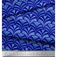thumbnail image 2 of Soimoi Crepe Silk Fabric Scales Geometric Print Fabric by Yard 42 Inch Wide, 2 of 3