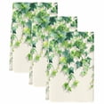 thumbnail image 2 of Country Leaves Kitchen Towels Set of 3, Spring Green Leaf Branches Vine Botanical Absorbent Dish Towels for Kitchen, Microfiber Hand Towel, Quick Drying Tea Towel for Cleaning Decorative Dishcloths, 2 of 7
