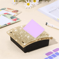 thumbnail image 4 of Rhinestone Self Stick Note Pad Holders 4 X 4 Inches Memo Note Holder Dispenser Sticky Note Holder Sticky Notes Dispenser, 4 of 7