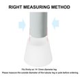 thumbnail image 3 of Rubber Leg Cap Pad Tips End Tip Cover Furniture Table Chair End Feet Floor Protector 14mm/9/16" Inner Dia 2pcs, 3 of 7
