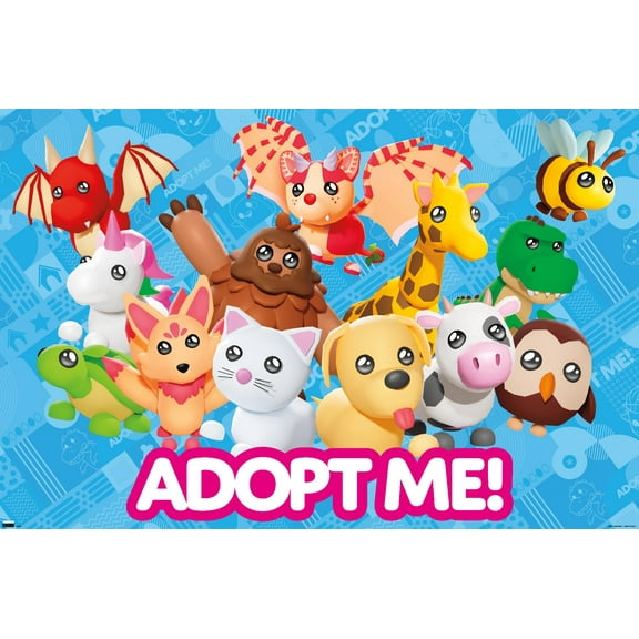Adopt Me! - Collage Wall Poster, 22.375" x 34"