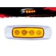 thumbnail image 1 of Plafón Lateral 4 Leds Estrobo Ámbar Ovalado TUNELIGHT-RENOVATIO 12-24v, 1 of 7