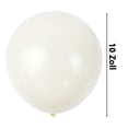 thumbnail image 2 of Globos blancos, 40 piezas, globos blancos de 10 pulgadas, globos mate, 2 of 5