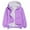 Purple, variant on Likimi Toddler Kids Girls Coat Long Sleeve Solid Color Hooded Tops With Zippers Fashion Thermal Soft Fall Winter Outerwear Size 6-7 Years Black