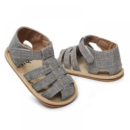 

Baby Girls Boys Sandals Infant Beach Flat Shoes Premium Soft Anti-Slip Rubber Sole