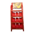 thumbnail image 3 of FashionCha Miniature Oil Rack 1/64 Scale Car Oil Display Rack Ornament Resin Auto Shelf Model Realistic Workshop Accessory Suitable for Collectors Repair Shop Display red, 3 of 8