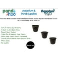 thumbnail image 2 of 5" Round Water Garden Pond Aquatic Plastic Mesh Slotted Plant Basket X 3 Pack, Pond H2o Plastic Water Garden Planting Baskets Aquaponics, Hydroponics, 2 of 7