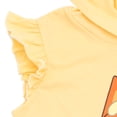 thumbnail image 6 of Bluey Toddler Girls' Cosplay 2-Piece Hooded Tank and Shorts Set Bingo Yellow Grey, 6 of 6