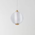 thumbnail image 2 of E24641-144GLD-ET2 Lighting-Rhythm - 5W 1 LED Pendant-5 Inches Tall and 4.25 Inches Wide-Gold Finish-Clear Ribbed Glass Color, 2 of 5