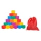 thumbnail image 1 of Cubos de madera coloridos sólidos, juguete de matemáticas para aprendizaje temprano, uso versátil, juguete educativo apilable para hacer rompecabezas 25 cm 50 piezas, 1 of 8