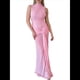 thumbnail image 3 of Vestido Ajustado de Corte A con Cuello Alto, Sin Mangas y Color Liso para Mujer Rosa L, 3 of 10