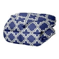 thumbnail image 2 of Trellis Geometric Full/Queen Comforter Set, Navy Blue, 2 of 5