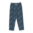 thumbnail image 6 of Fotbe Winter Blue Forest Deer Women's Pajama Pants,Sleepwear Pants,Pj Bottoms Drawstring And Pockets-Large, 6 of 7