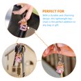 thumbnail image 2 of IDEANATEGRATE 1Pack Butterfly Shaped Keychain in Multi Colors Tassel Style for Women Event Backpack Accessory, 2 of 8
