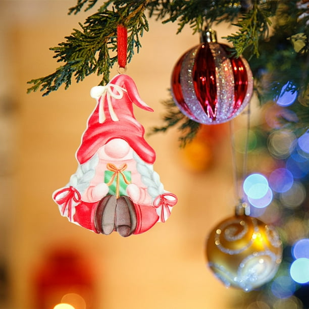 Christmas Resin Pendant Christmas Tree Ornament Small Resin Christmas Ornament