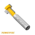 thumbnail image 2 of Broca fresadora POWERTEC con ranura en T, carburo, vástago de 1/4 pulgadas, 11 mm de diámetro, 2 of 6