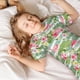 thumbnail image 5 of Balery Tropical Flamingo Conjunto de Pijama Infantil de Manga Corta con Estampado – Ropa de Dormir de Algodón Suave-Small, 5 of 6