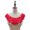 Red, variant on Lace Neckline Hollow Design DIY Craft Embroidery Lace Hollow Neckline for Sewing DIY
