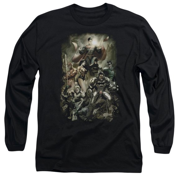 Jla - Aftermath - Long Sleeve Shirt - XXX-Large