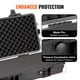 thumbnail image 5 of VEVOR Estuche táctico rígido para exteriores con 3 capas de espuma totalmente protectora, estuche rígido táctico con cerradura de 50 pulgadas con ruedas, 5 of 9