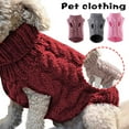 thumbnail image 1 of CAROOTU Simple Chaud Chat Chien Pull Col Roulé Tricoté Animal Costume Automne Hiver Vêtements, 1 of 6
