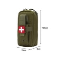 thumbnail image 3 of Botiquines de primeros auxilios a prueba de agua Bolsa médica Paquete de emergencia duradero (verde), 3 of 6
