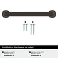 thumbnail image 4 of Amerock Hybridize 5-1/16 inch Center-to-Center Oil-Rubbed Bronze Cabinet Pull, 10 Pack, 4 of 4