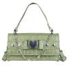 thumbnail image 4 of Bolsa de mano de cocodrilo para mujer, de hombro con cadena de amor, de mensajero de cuero PU Tmvgtek Para Estrenar, 4 of 9