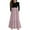 #A21-Pink, variant on Abcomgle Girls Maxi Dresses 10-12 Casual Patchwork Ruffle Long Sleeve Maxi Dress Plaid Crew Neck Sundresses Flowy Tiered Dresses with Pockets,9-10 Years Light Blue