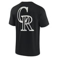 thumbnail image 3 of Unisex Fanatics Black Colorado Rockies Elements Super Soft Short Sleeve T-Shirt, 3 of 3
