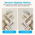 thumbnail image 2 of Casacomoda 6-Tier Tree Bookshelf for Corner & Small Space — Narrow Steel & Wood Bookcase, Tall Floor Standing Book Organizer Shelf with Storage Cabinet, Home Decor for Living Room, Bedroom, White, 2 of 8