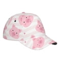 thumbnail image 6 of Picia Cartoon Pig pattern Trucker Low Profile Hat Men Women Baseball Cap Dad Hat Adjustable Unconstructed Plain Cap, 6 of 9