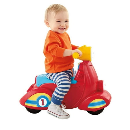 Fisher-Price - Laugh & Learn Smart Stages Scooter - Red/Blue