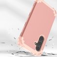 thumbnail image 2 of Dteck for Samsung S24 Case, 3 in 1 Heavy Duty Shockproof Hybrid Hard PC Soft Rubber Drop Protection Slim Full-Body Protective Cover Case for Galaxy S24 5G, Rosegold, 2 of 7