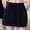 Black, variant on Tqcoqu Women's High Waist Lace-Up Mini Skirt Comfortable Sportswear Mini Skirt,Black,Women's S-XL