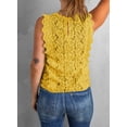 thumbnail image 4 of Asyoly Women's Lace V-Neck Blouse Casual Sleeveless Shirt Elegant Tanks Tops, 4 of 5
