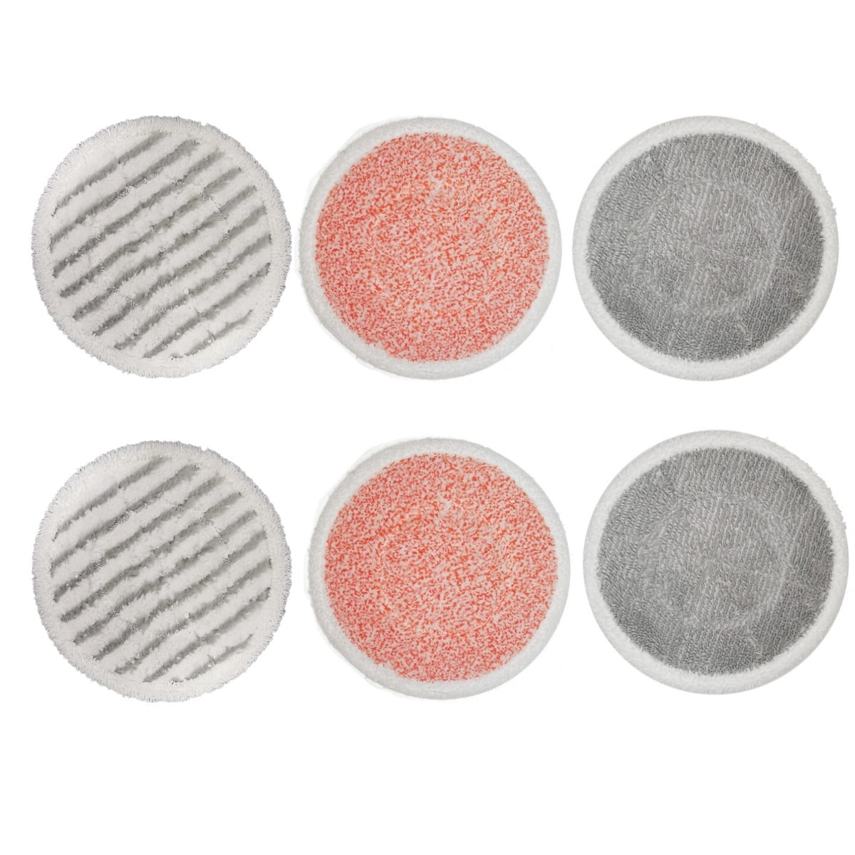 6 Packs Replacement Steam Mop Pads for Shark S7020 S7000 Steam & Scrub