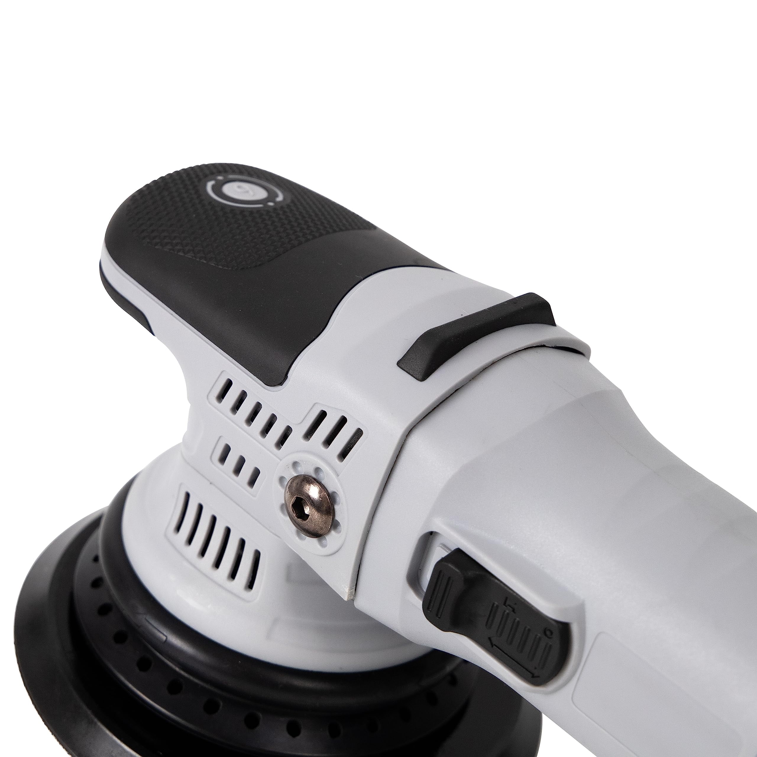 Steel Force PRP67509 6-inch Dual Action/DA Polisher, Buffer Waxer with Lock Switch and 6 Variable Speeds for Car Detailing, Tile Cleaning and Wood Polishing