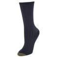 thumbnail image 4 of Women's GOLDTOE® 3-pack Ultrasoft Verona Crew Socks Color: Midnight Size: N/A, 4 of 5