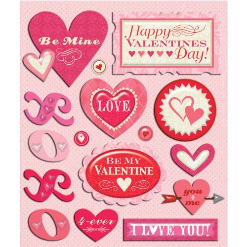 K&Company Valentine's Day Sticker Medley