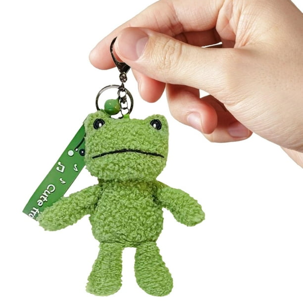 Llavero De Rana De PVC – Tamaño 4,5 X 3 Cm, Color Verde, Diseño De Animal Divertido, Regalo Bonito Para Amantes De Las Ranas